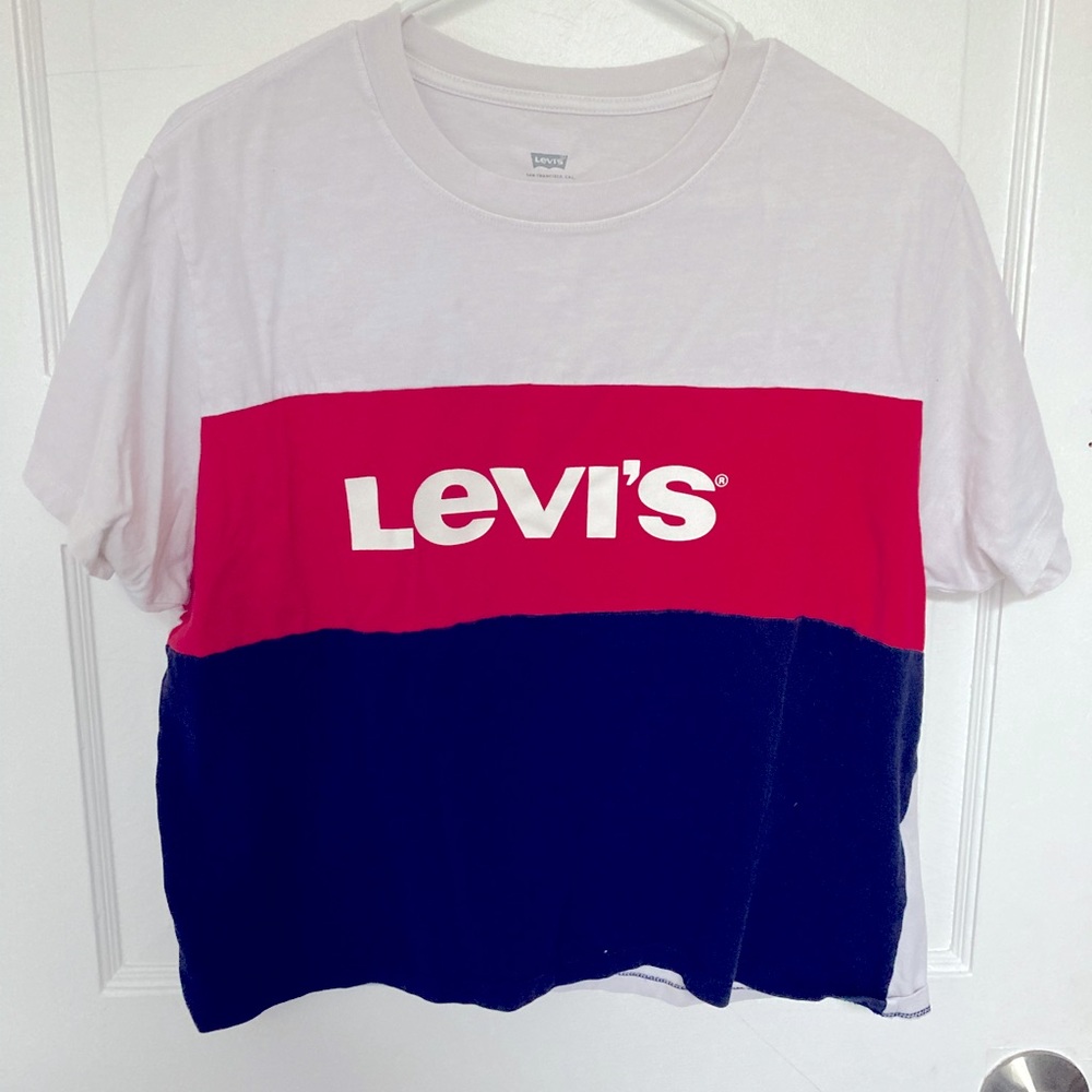 Levi’s Block Colored Crop Tee